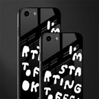 starting to feel okay glass case for iphone se 2020 image-2