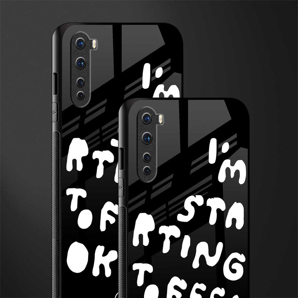 starting to feel okay glass case for oneplus nord ac2001 image-2