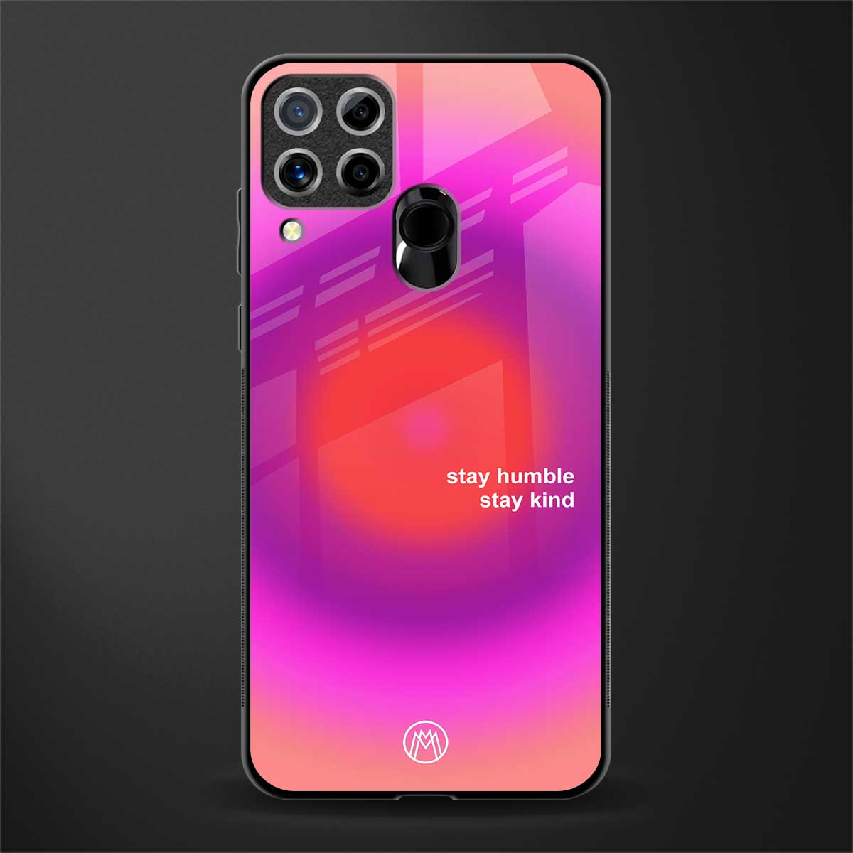 stay kind glass case for realme c15 image