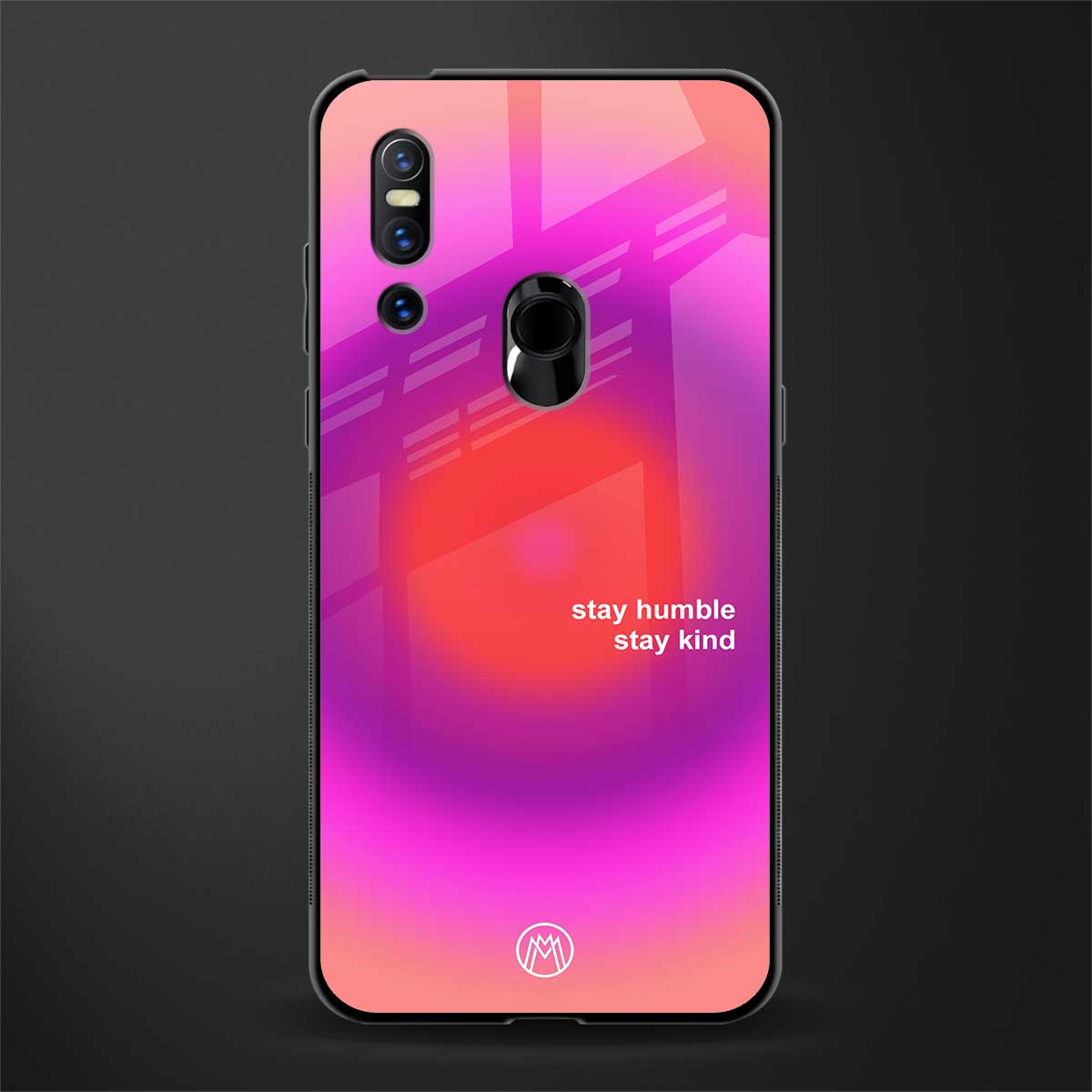 stay kind glass case for vivo v15 image