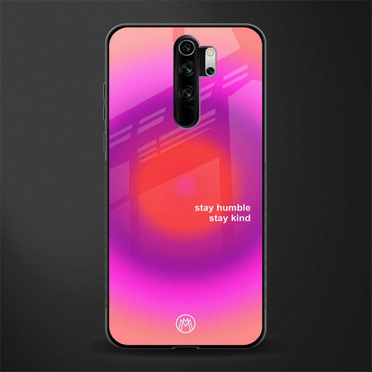 stay kind glass case for redmi note 8 pro image