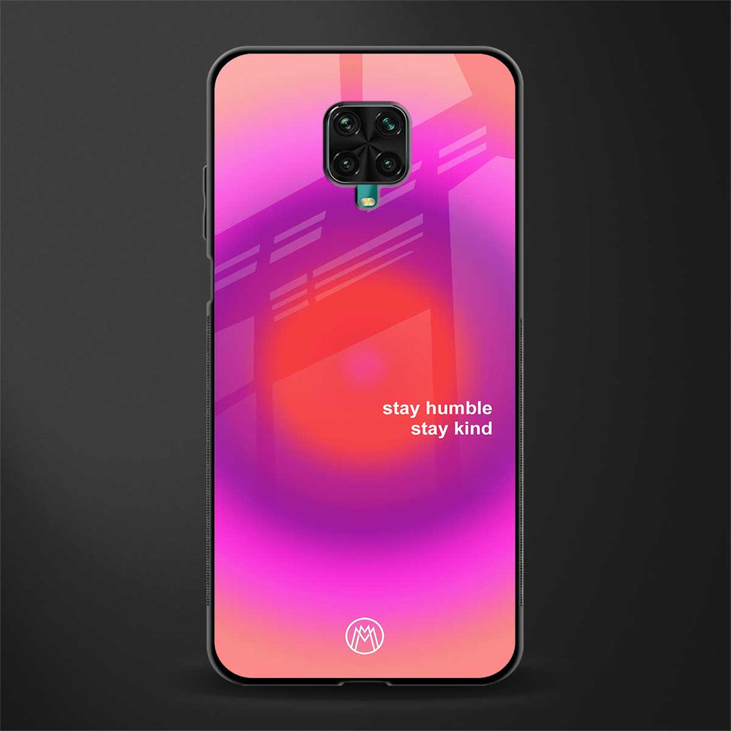 stay kind glass case for redmi note 9 pro image