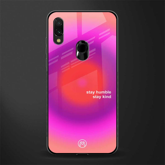 stay kind glass case for redmi note 7 image