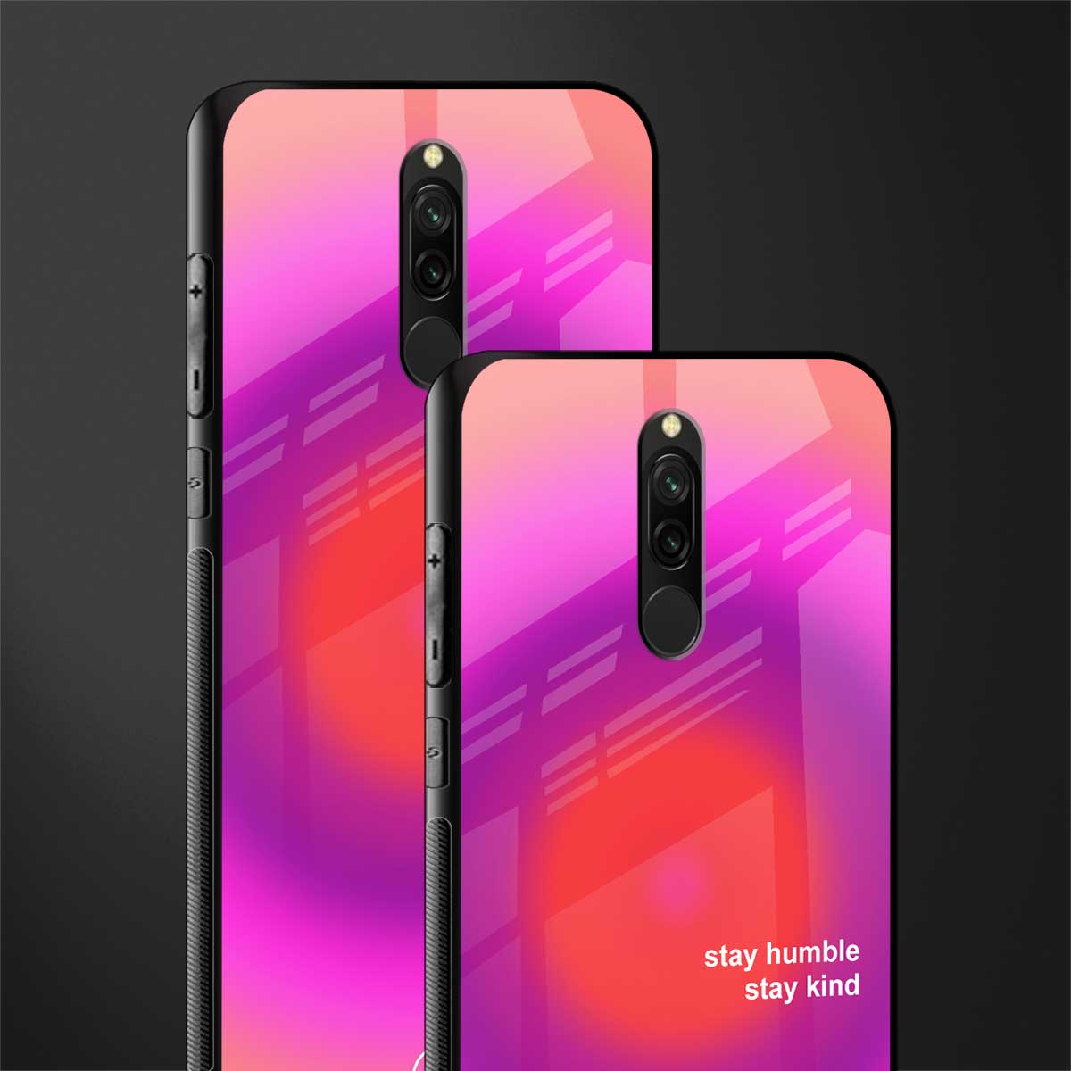 stay kind glass case for redmi 8 image-2