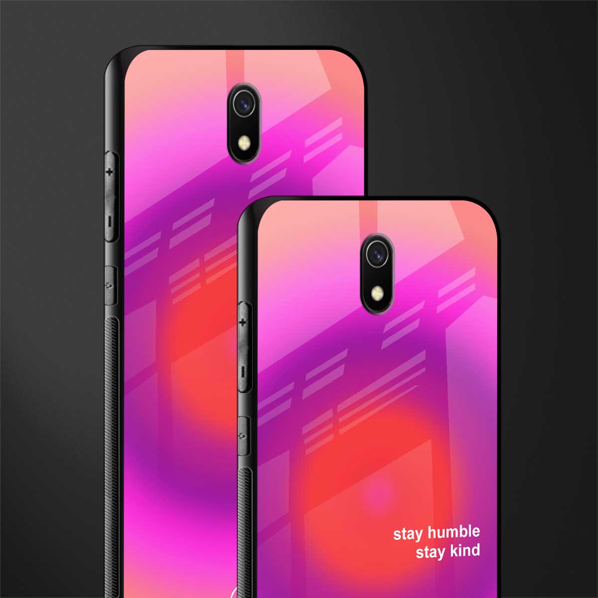 stay kind glass case for redmi 8a image-2