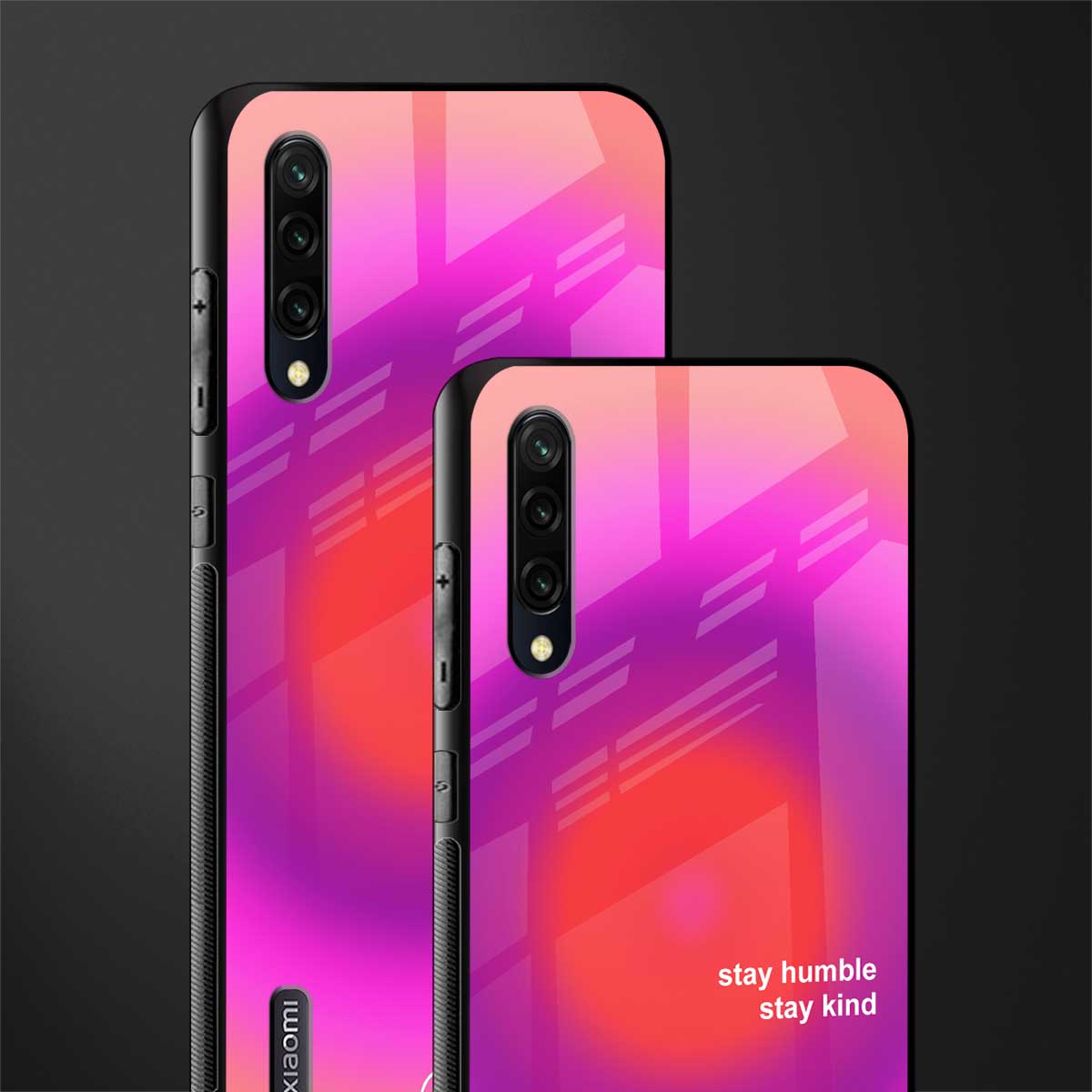 stay kind glass case for mi a3 redmi a3 image-2