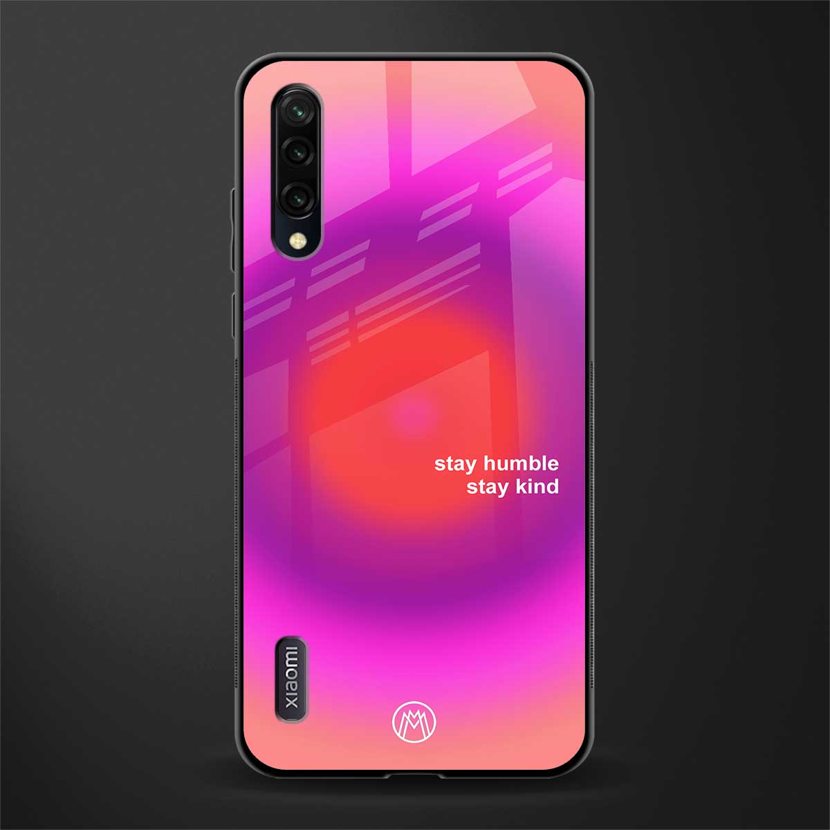 stay kind glass case for mi a3 redmi a3 image