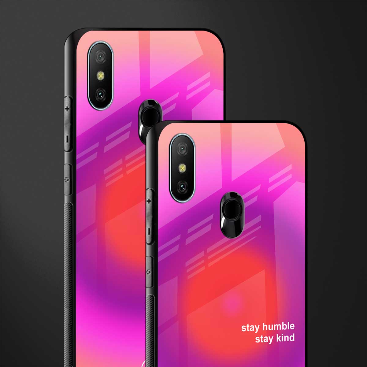 stay kind glass case for redmi 6 pro image-2