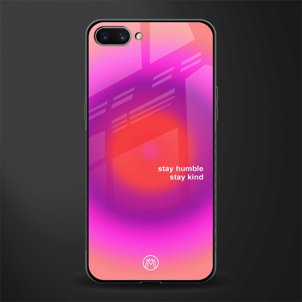 stay kind glass case for realme c1 image