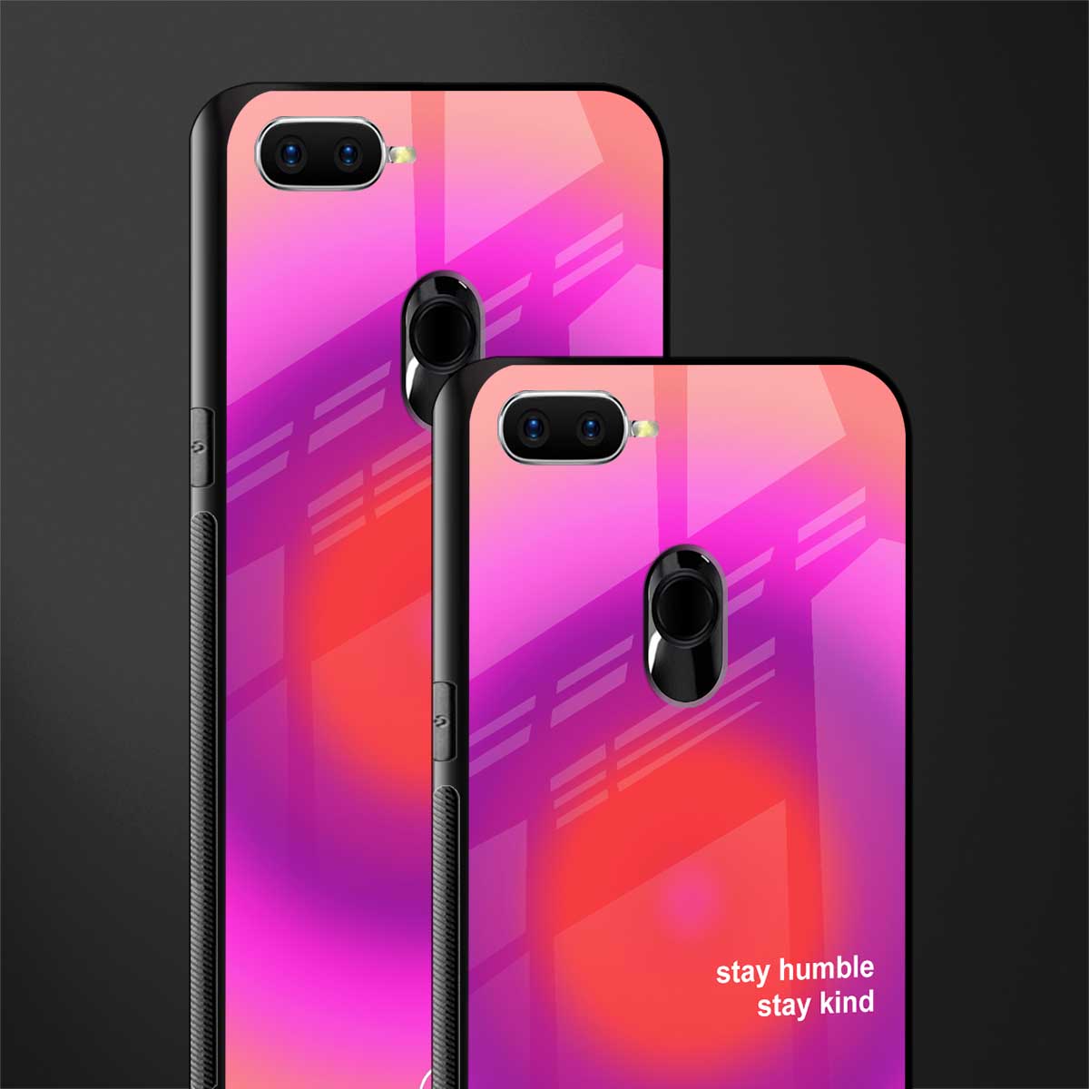 stay kind glass case for oppo a7 image-2