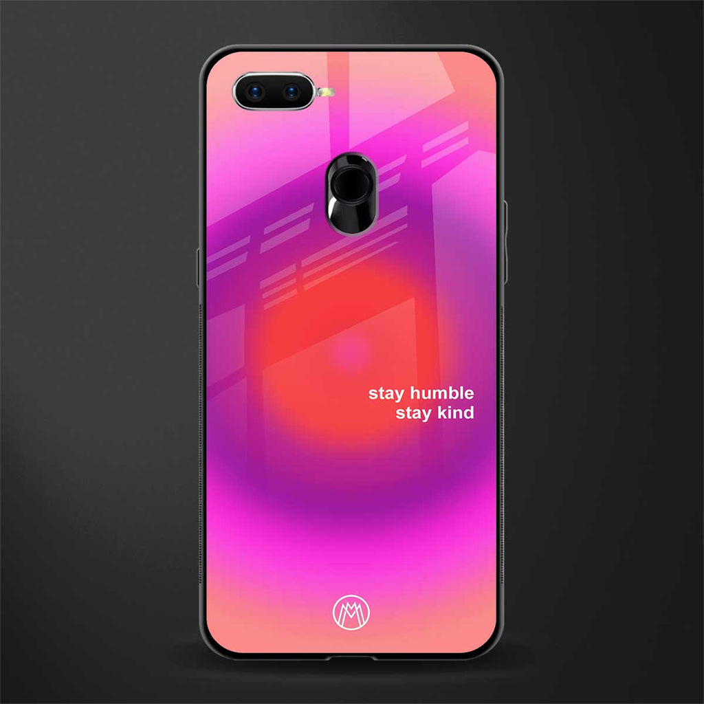 stay kind glass case for oppo a12 image