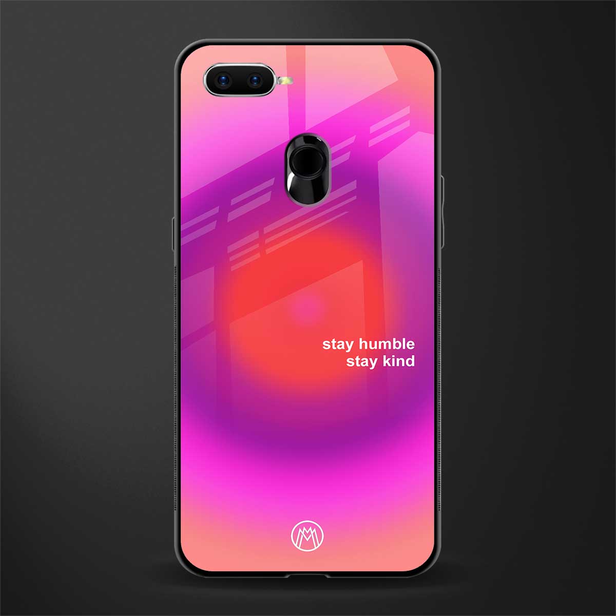 stay kind glass case for oppo a12 image