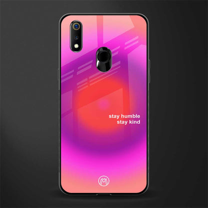 stay kind glass case for realme 3 pro image