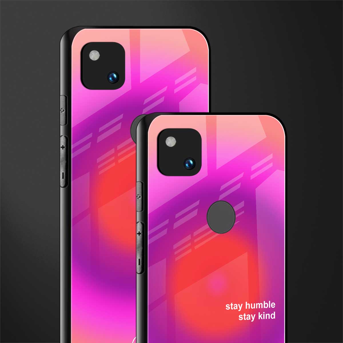 stay kind back phone cover | glass case for google pixel 4a 4g