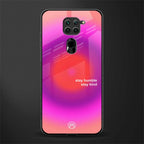 stay kind glass case for redmi note 9 image