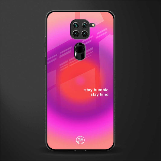 stay kind glass case for redmi note 9 image