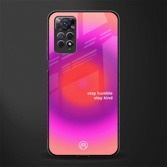 stay kind glass case for redmi note 11 pro image