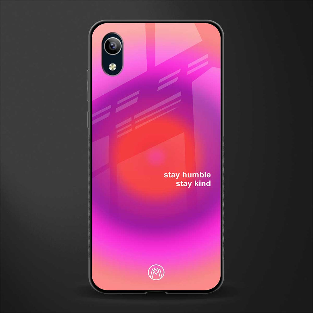 stay kind glass case for vivo y1s without fingerprint image