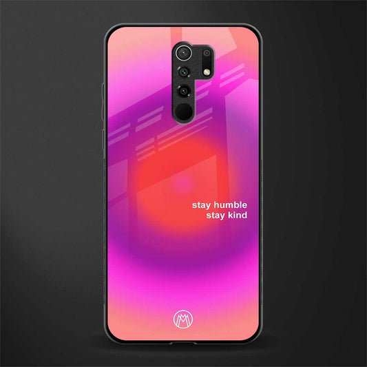 stay kind glass case for redmi 9 prime image