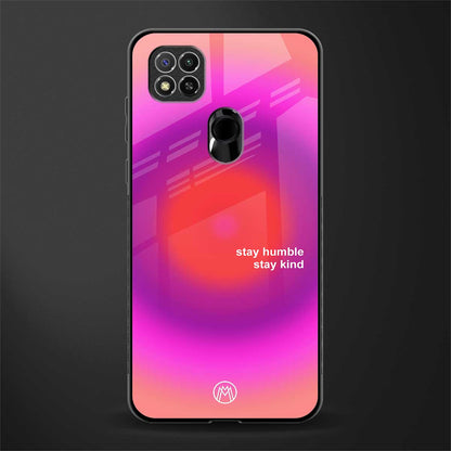 stay kind glass case for redmi 9 image