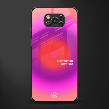 stay kind glass case for poco x3 pro image