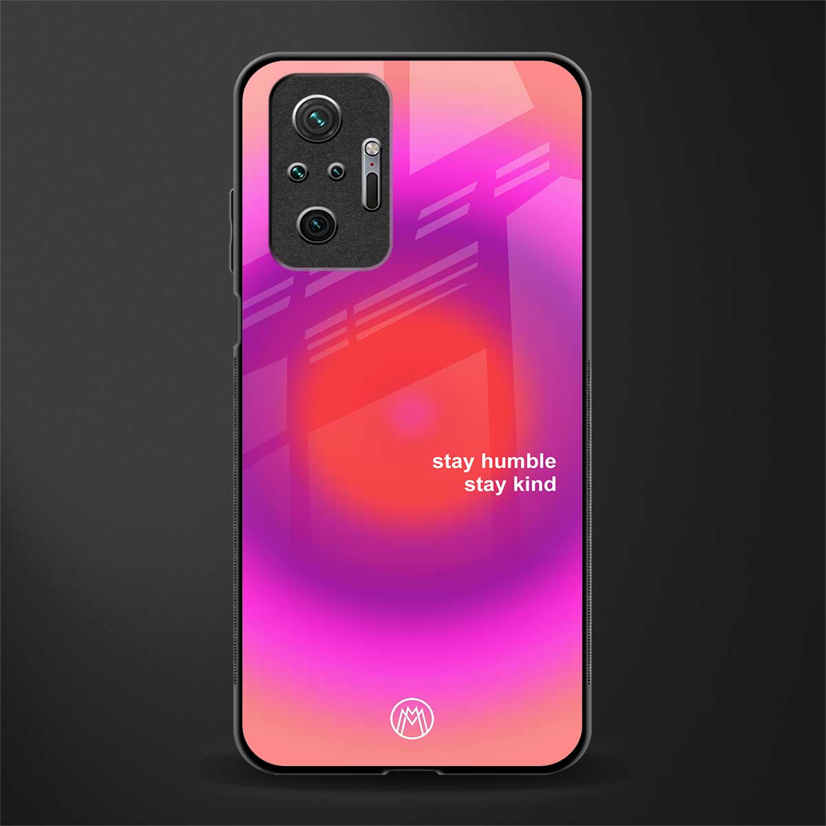 stay kind glass case for redmi note 10 pro image