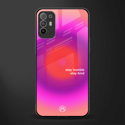 stay kind glass case for oppo f19 pro plus image