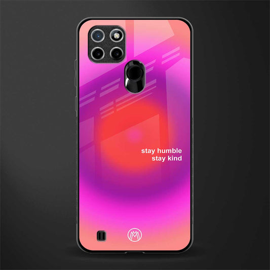 stay kind glass case for realme c21 image