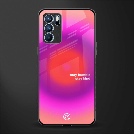 stay kind glass case for oppo reno6 5g image