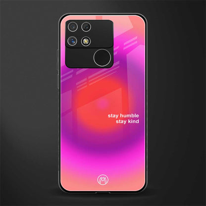 stay kind back phone cover | glass case for realme narzo 50a