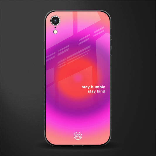 stay kind glass case for iphone xr image