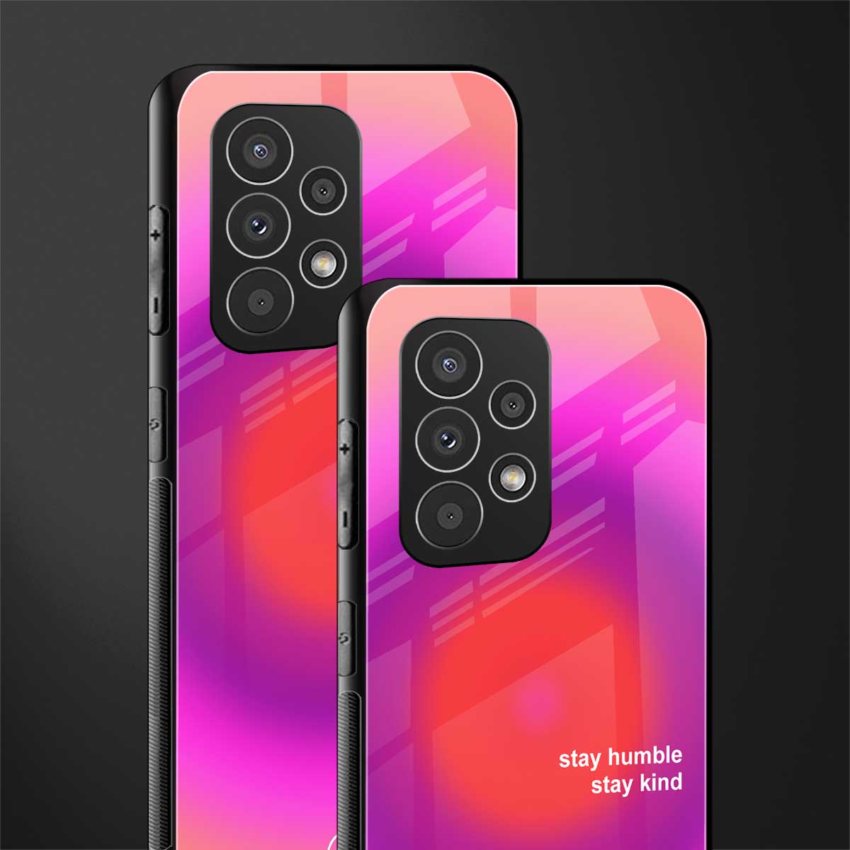 stay kind back phone cover | glass case for samsung galaxy a73 5g