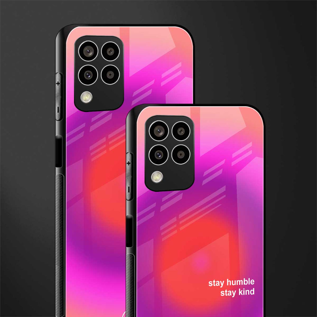 stay kind back phone cover | glass case for samsung galaxy m33 5g