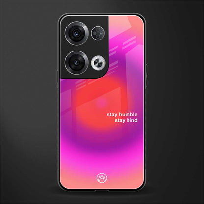 stay kind back phone cover | glass case for oppo reno 8