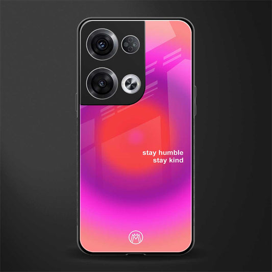 stay kind back phone cover | glass case for oppo reno 8