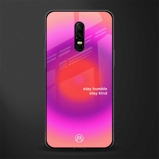 stay kind glass case for oneplus 6 image