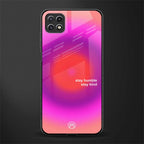 stay kind back phone cover | glass case for samsung galaxy f42