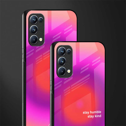 stay kind back phone cover | glass case for oppo reno 5