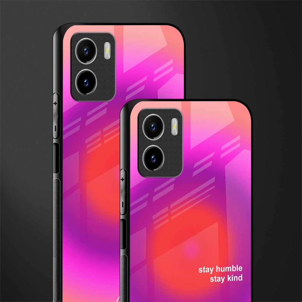 stay kind back phone cover | glass case for vivo y72