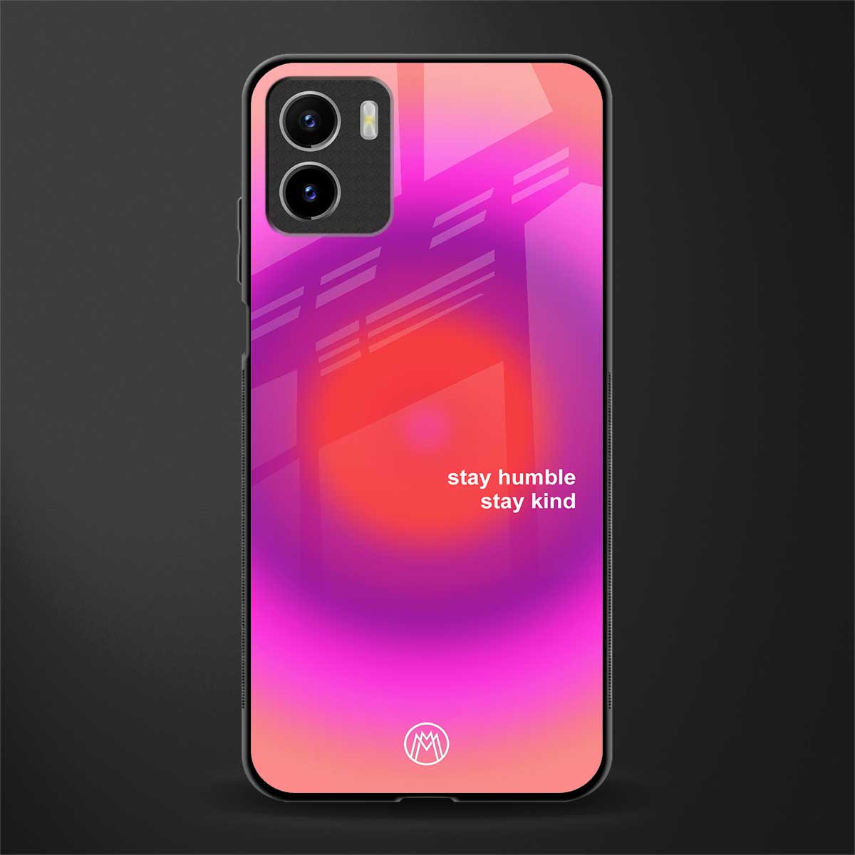 stay kind back phone cover | glass case for vivo y72