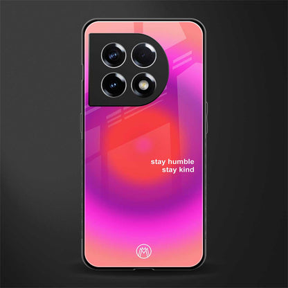 stay kind back phone cover | glass case for oneplus 11