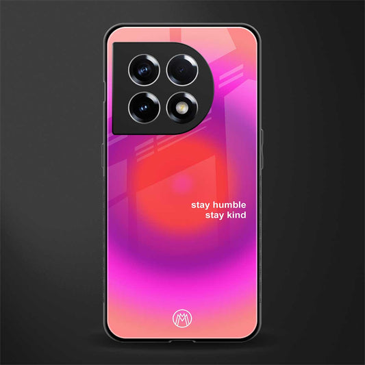 stay kind back phone cover | glass case for oneplus 11