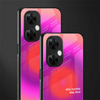 stay kind back phone cover | glass case for oneplus nord ce 3 lite