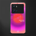 stay kind back phone cover | glass case for iQOO 9 Pro