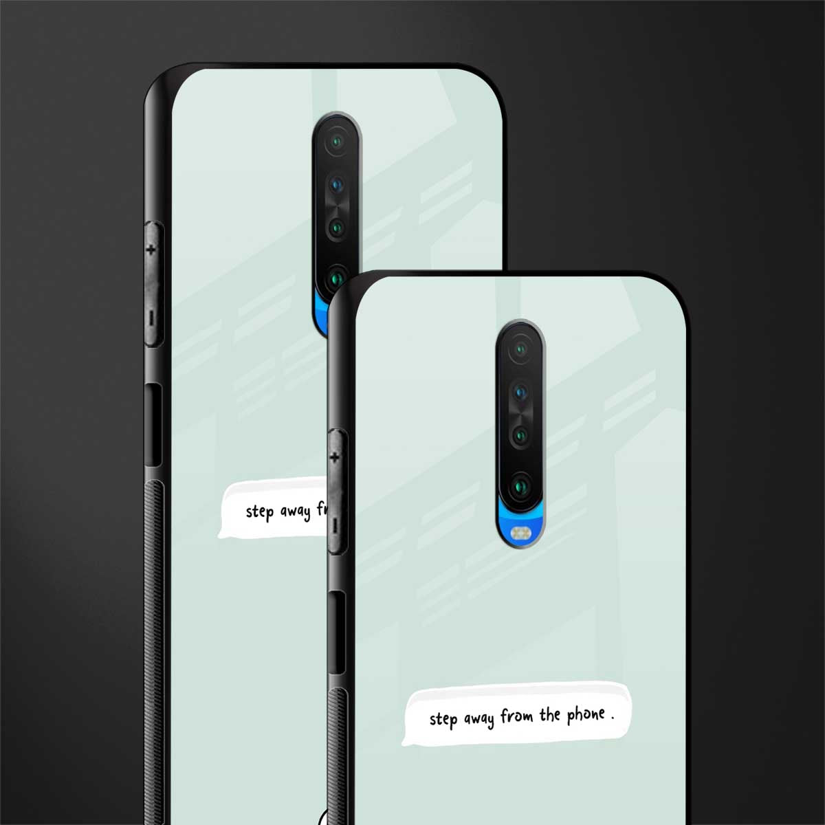 step away from the phone glass case for poco x2 image-2