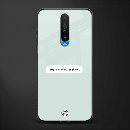 step away from the phone glass case for poco x2 image