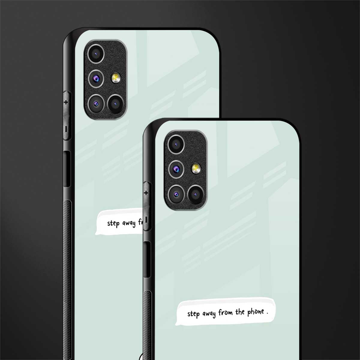 step away from the phone glass case for samsung galaxy m51 image-2