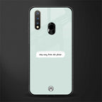 step away from the phone glass case for vivo u20 image