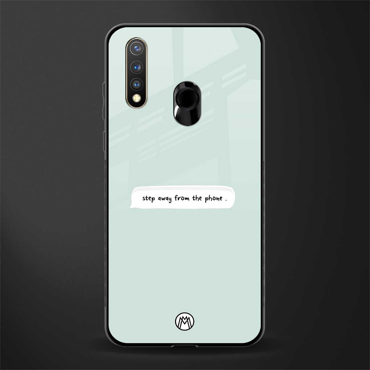 step away from the phone glass case for vivo y19 image