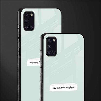 step away from the phone glass case for samsung galaxy a31 image-2